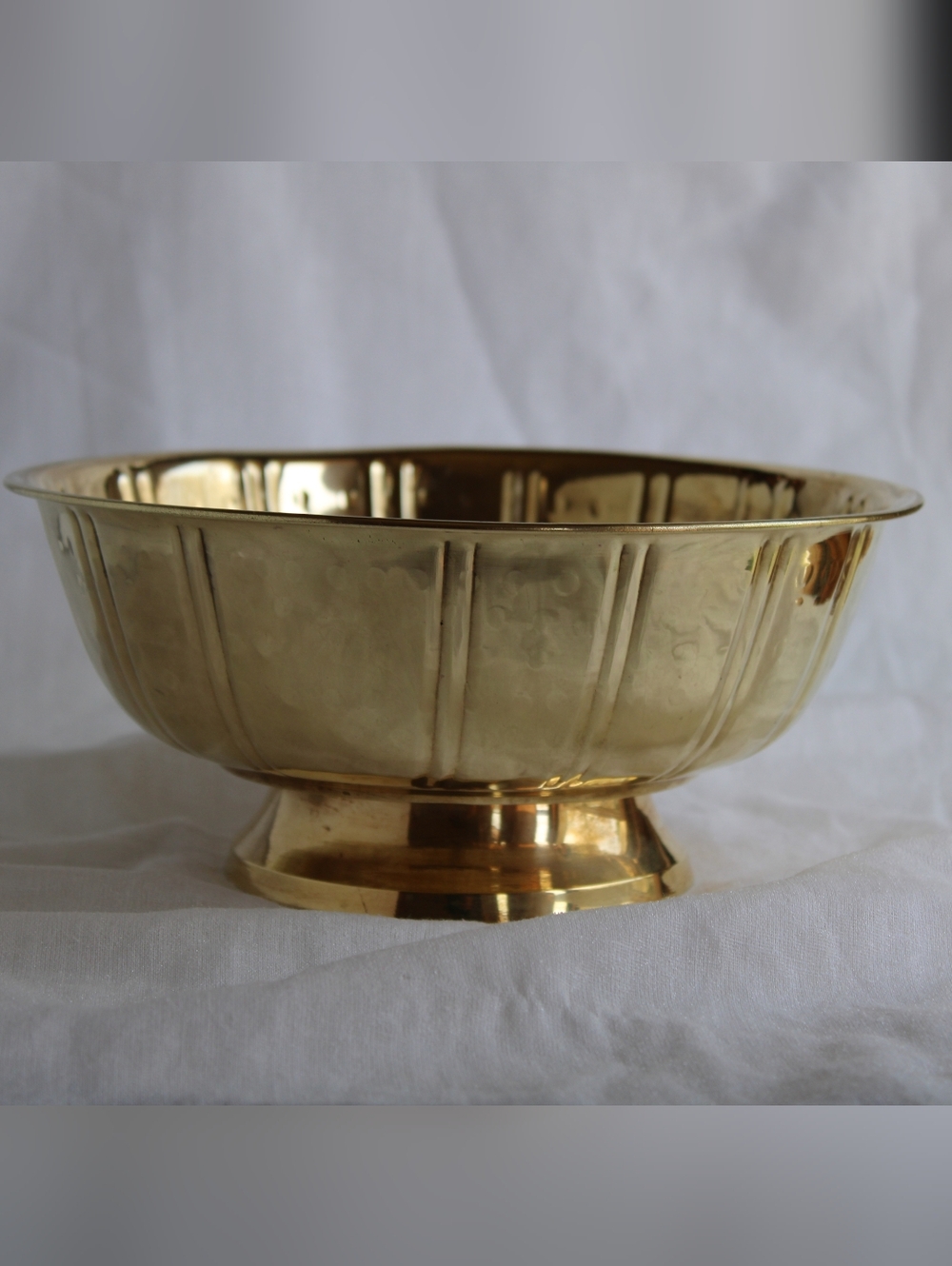 Brass Pedestal Plater Bowl - HOSLEY INTERNATIONAL